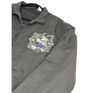 Disney 100 Year Windbreaker Jacket Mickey & Friends Full Zip Lined Adult L